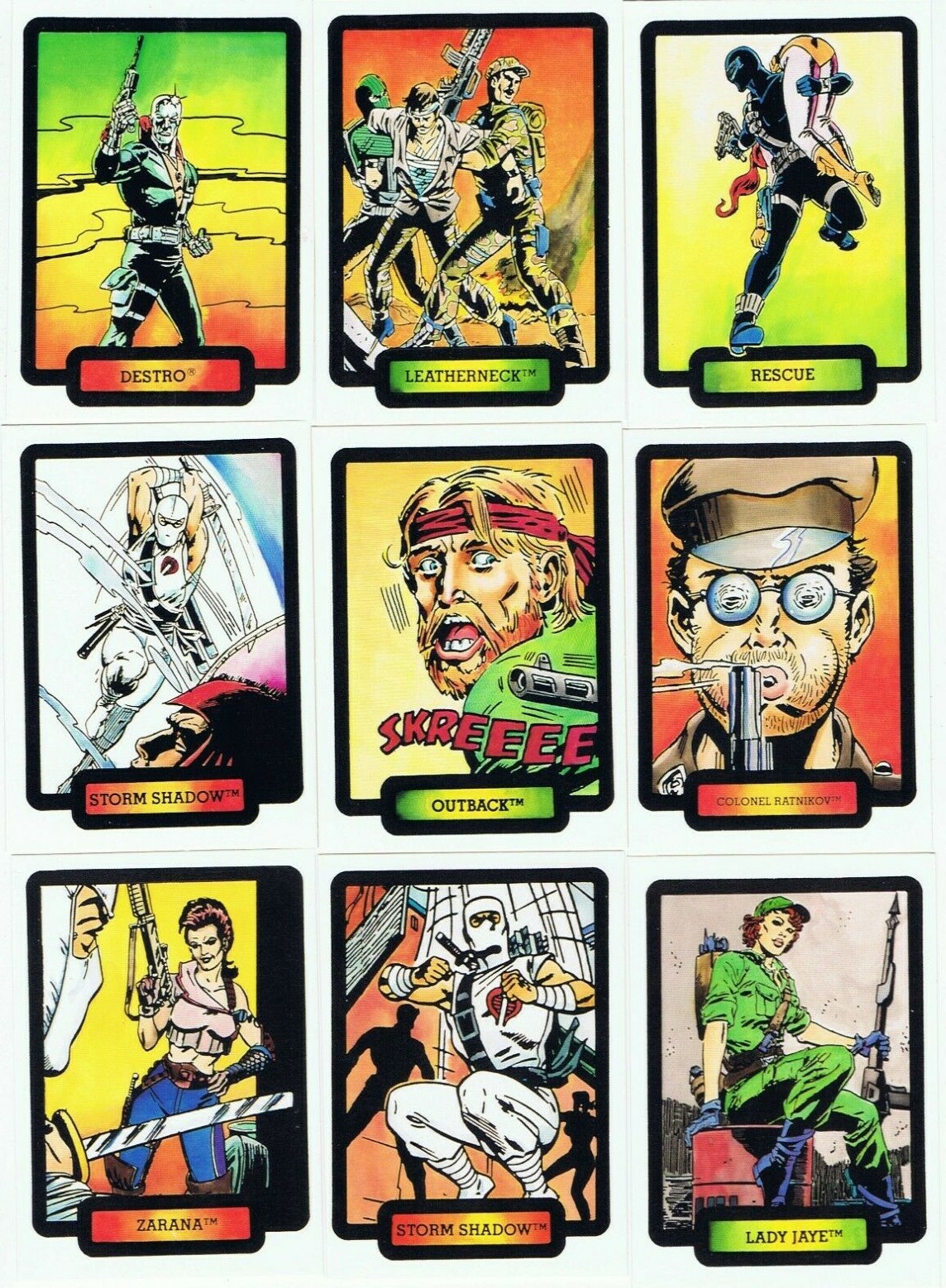 1987 G I Joe by Comic Images. Single Cards $1.50 each + Discounts