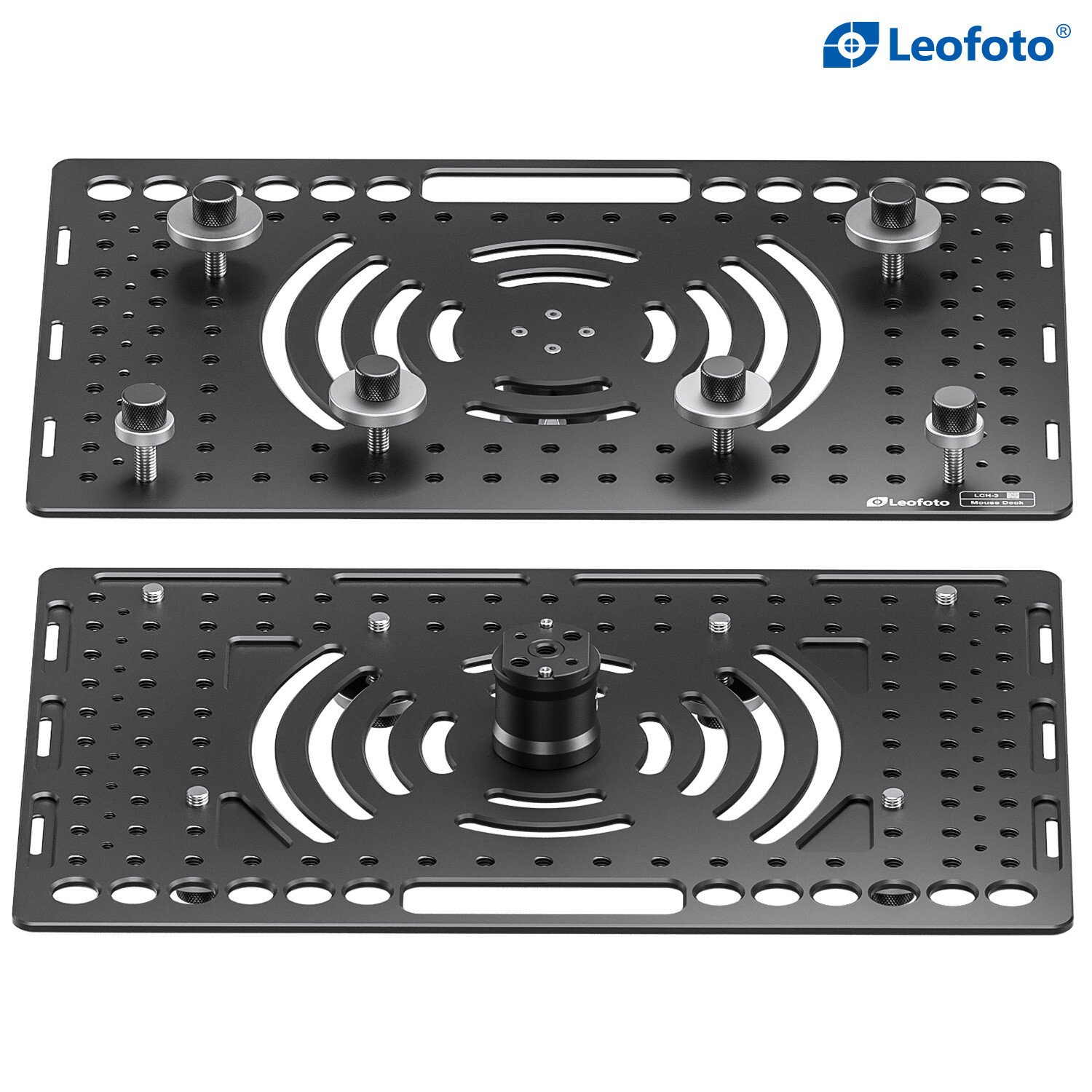 【Leofoto USA】Leofoto LCH-3 Laptop Tray 18.11 x 12.20'' | 1/4" and 3/8" Mounting