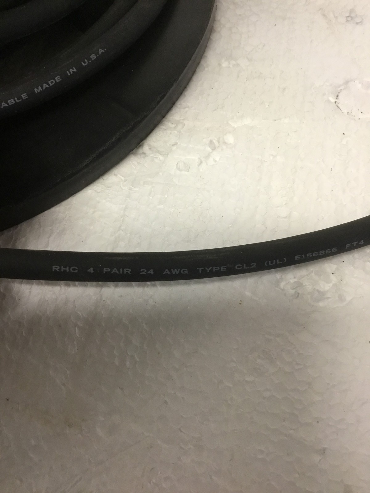SN4-IJIS 24AWG 4 Pair Shielded Cable 130ft APPROX Jacketed Foil Shield FREE SHIP