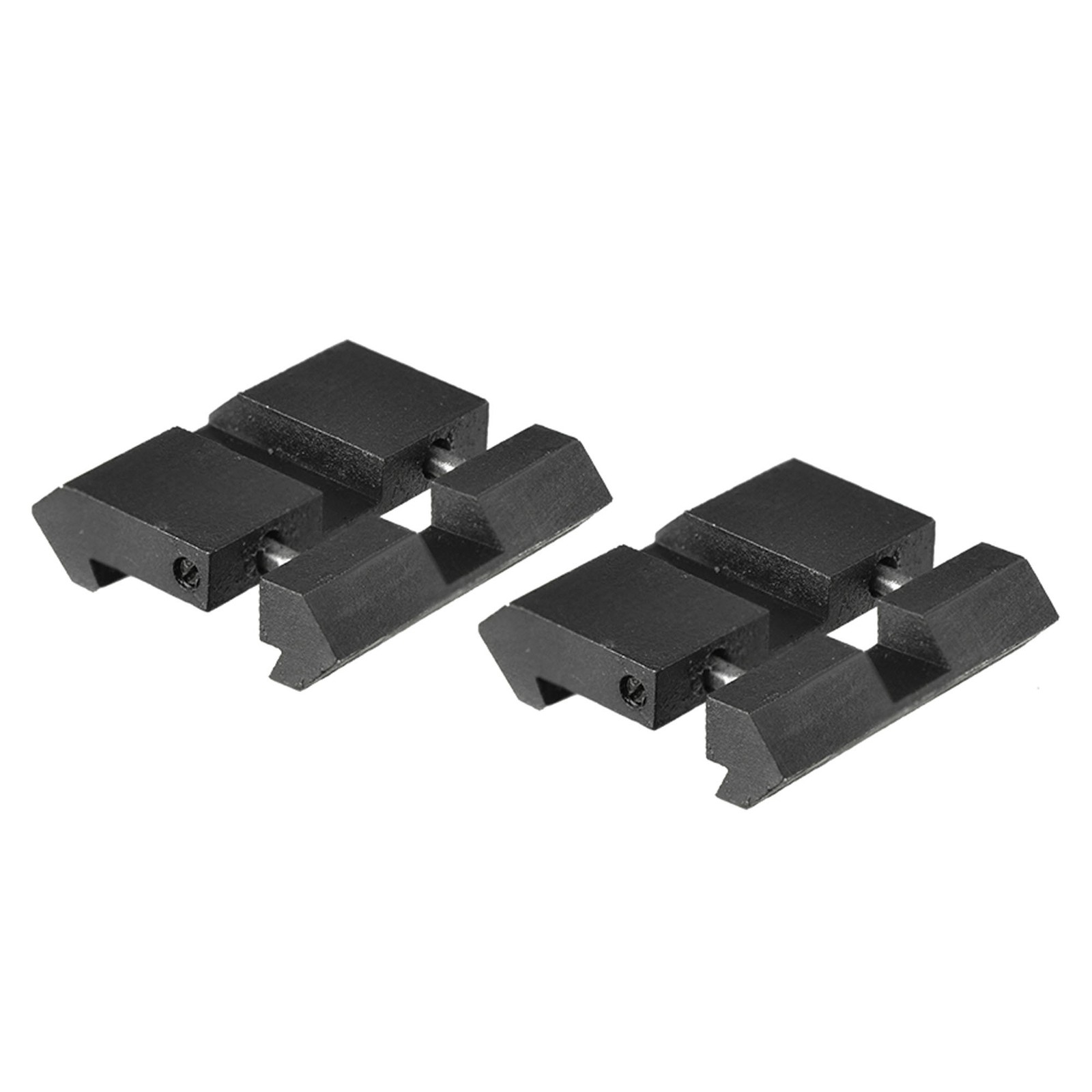 UTG Dovetail-to-Picatinny Snap-on Rail Adaptors, 2/Pack, Black