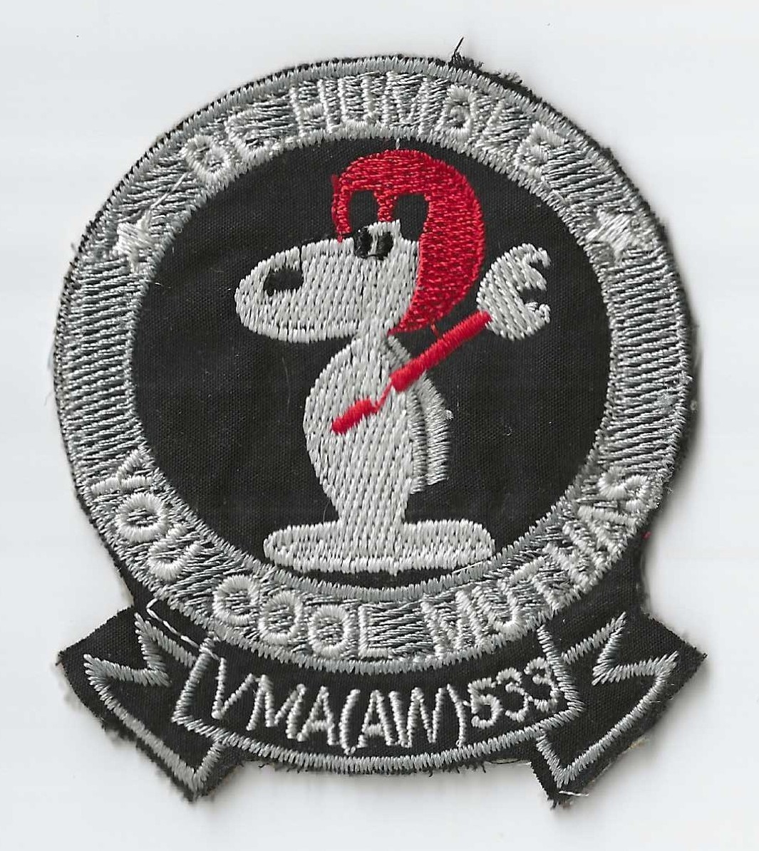 Original Vietnam War Jacket Patch - Snoopy Be Humble You Cool Muthas Air Attack