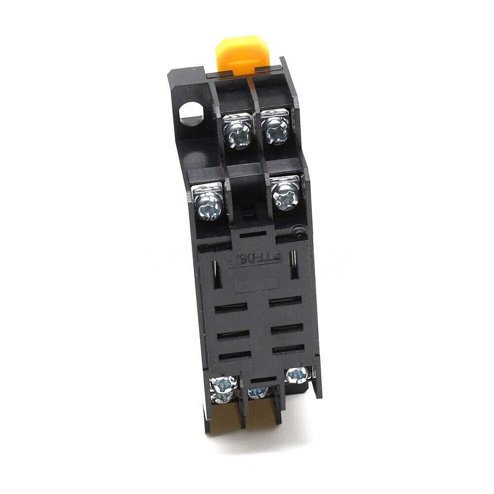 10PCS 12/24/110/220V AC/DC Coil Power Relay LY2NJ DPDT 8Pin HH62P JQX-13F w/Base