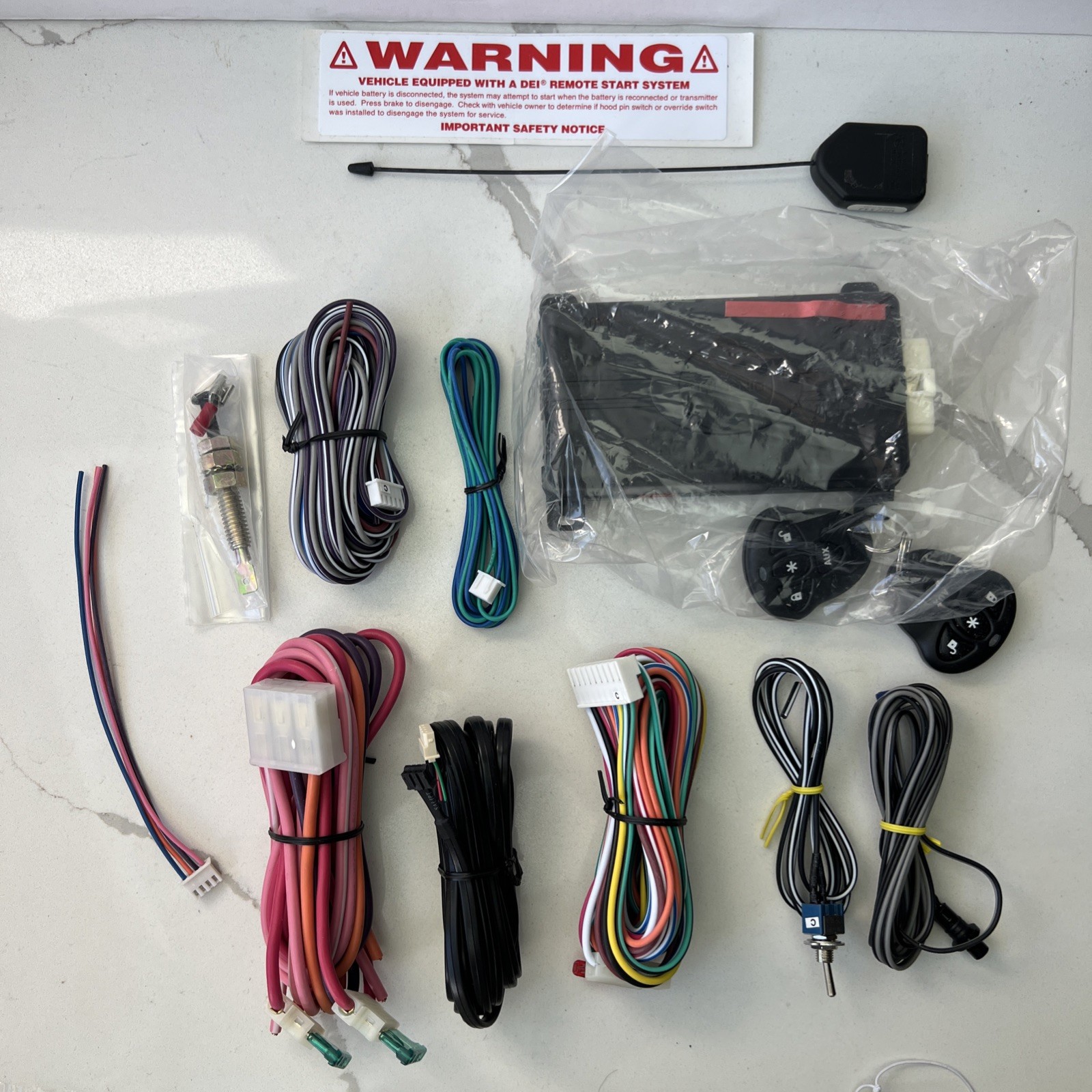 Python 413 1-Way Remote Start System w/ Keyless Entry Car Alarm NEW P/N 4103P
