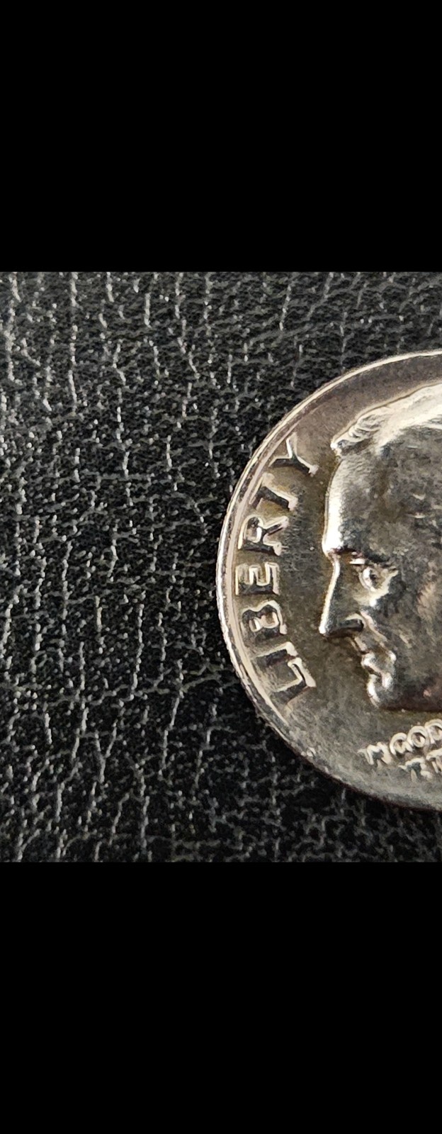 Rare Error 1985 D Roosevelt Silver Dime Coin