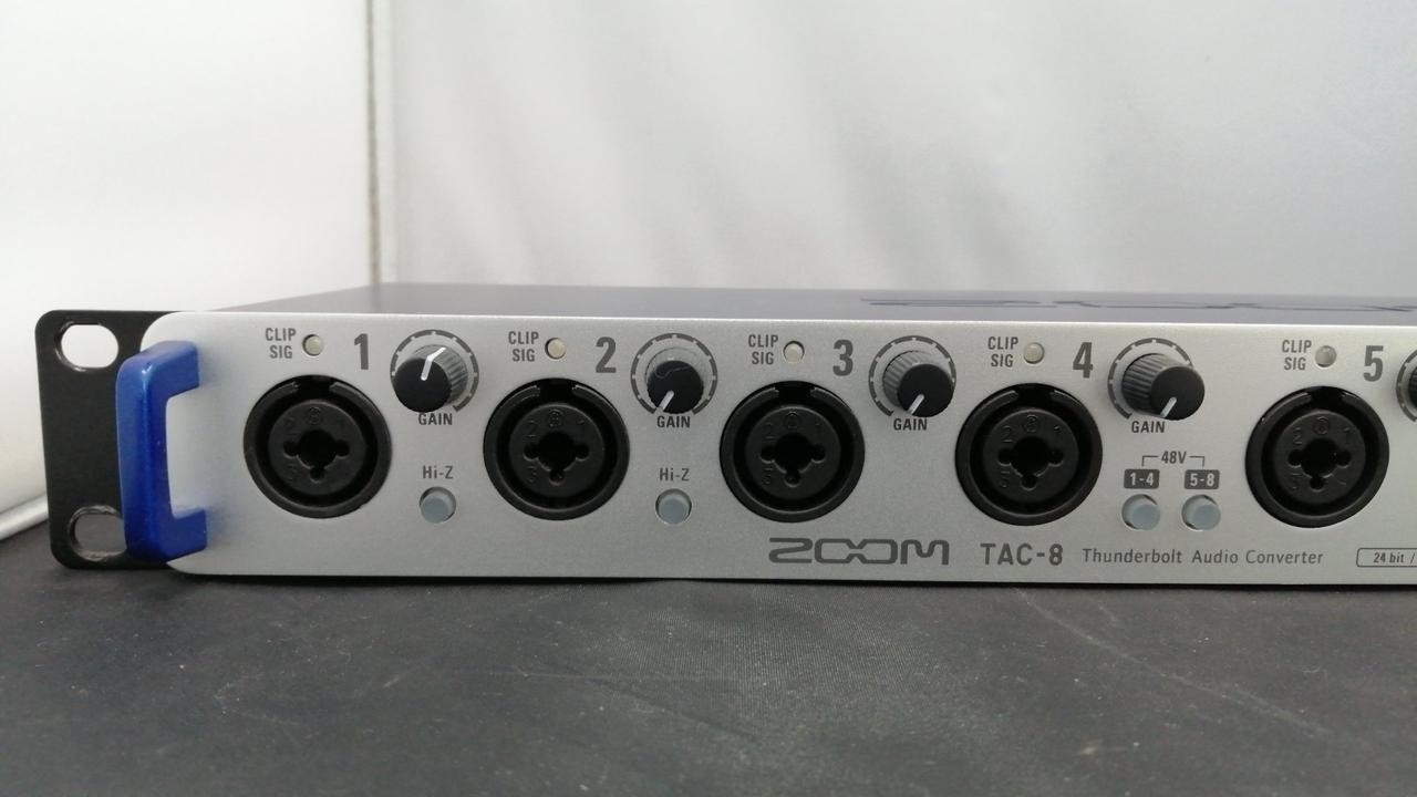 Zoom TAC-8 Thunderbolt Audio Interface Free Shipping From Japan