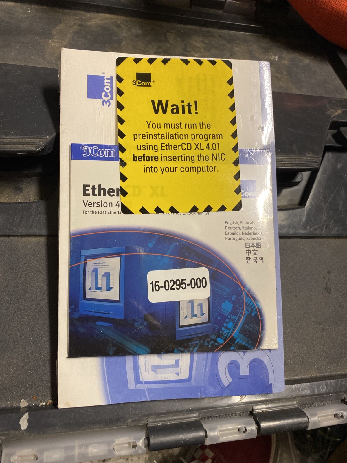 3Com EtherLink EtherCD Version 4.01 CD-ROM Vintage Sealed Package