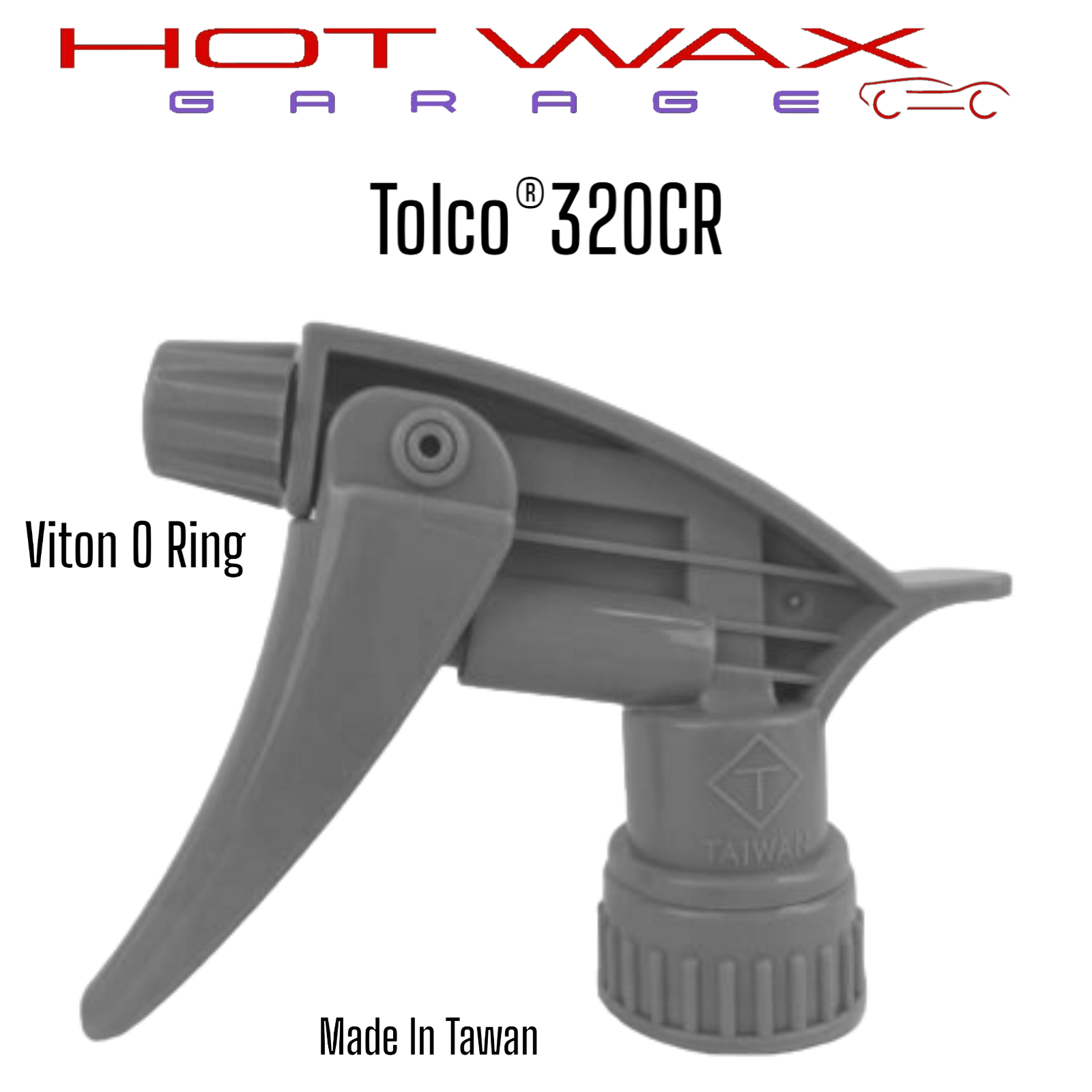 Grey Chemical Resistant Trigger Sprayer