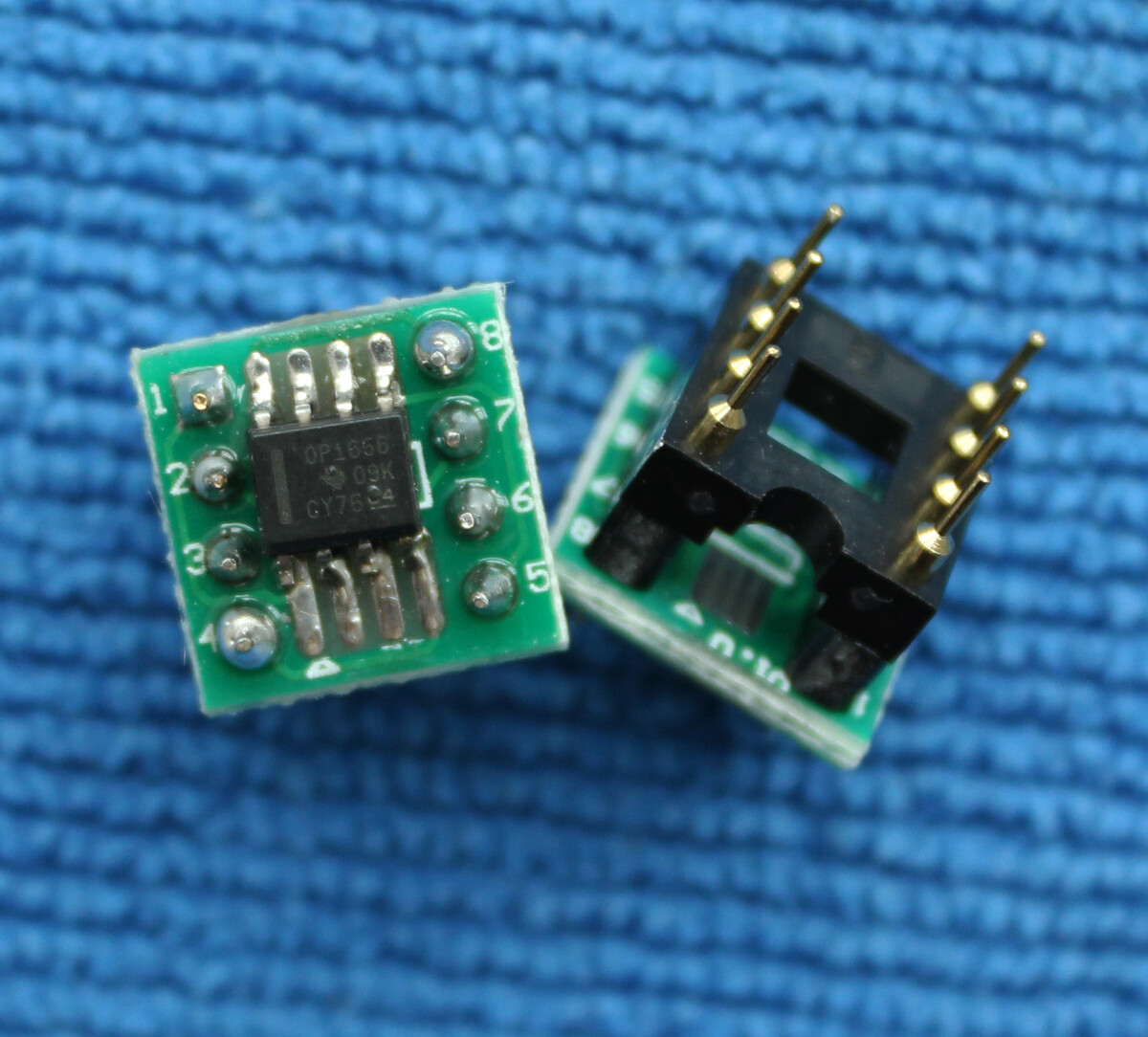 2pcs OPA1656IDR OPA1656 OP1656 ON DIP8 SOCKET
