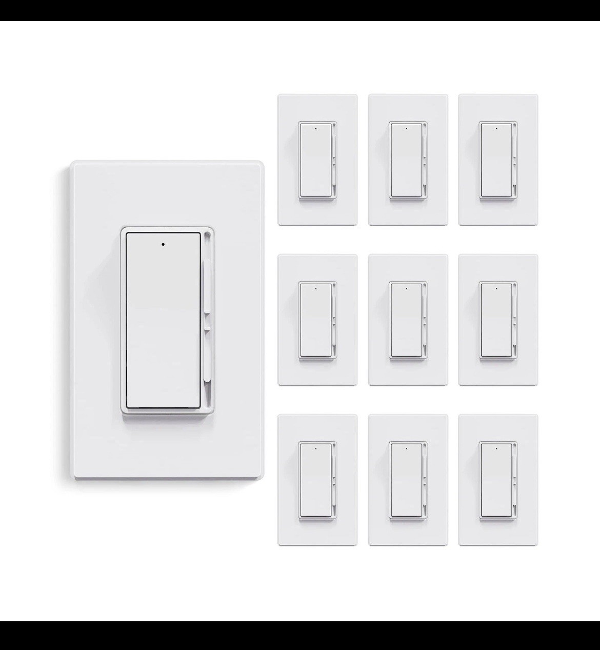 ELEGRP Digital Dimmer Light Switch for 300W Dimmable LED/CFL and 600W (LOT OF 10