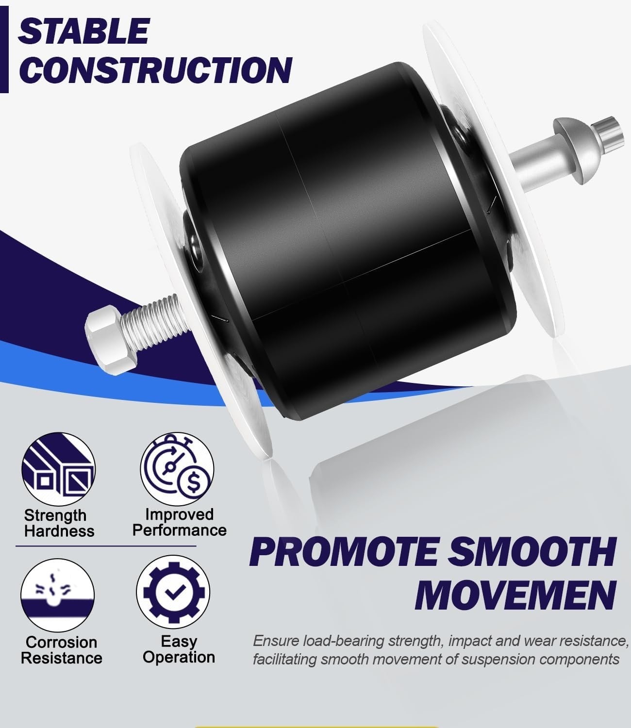 S-24691 S-21166 for Hendrickson Quick Align Pivot Bolt Bushing Kit