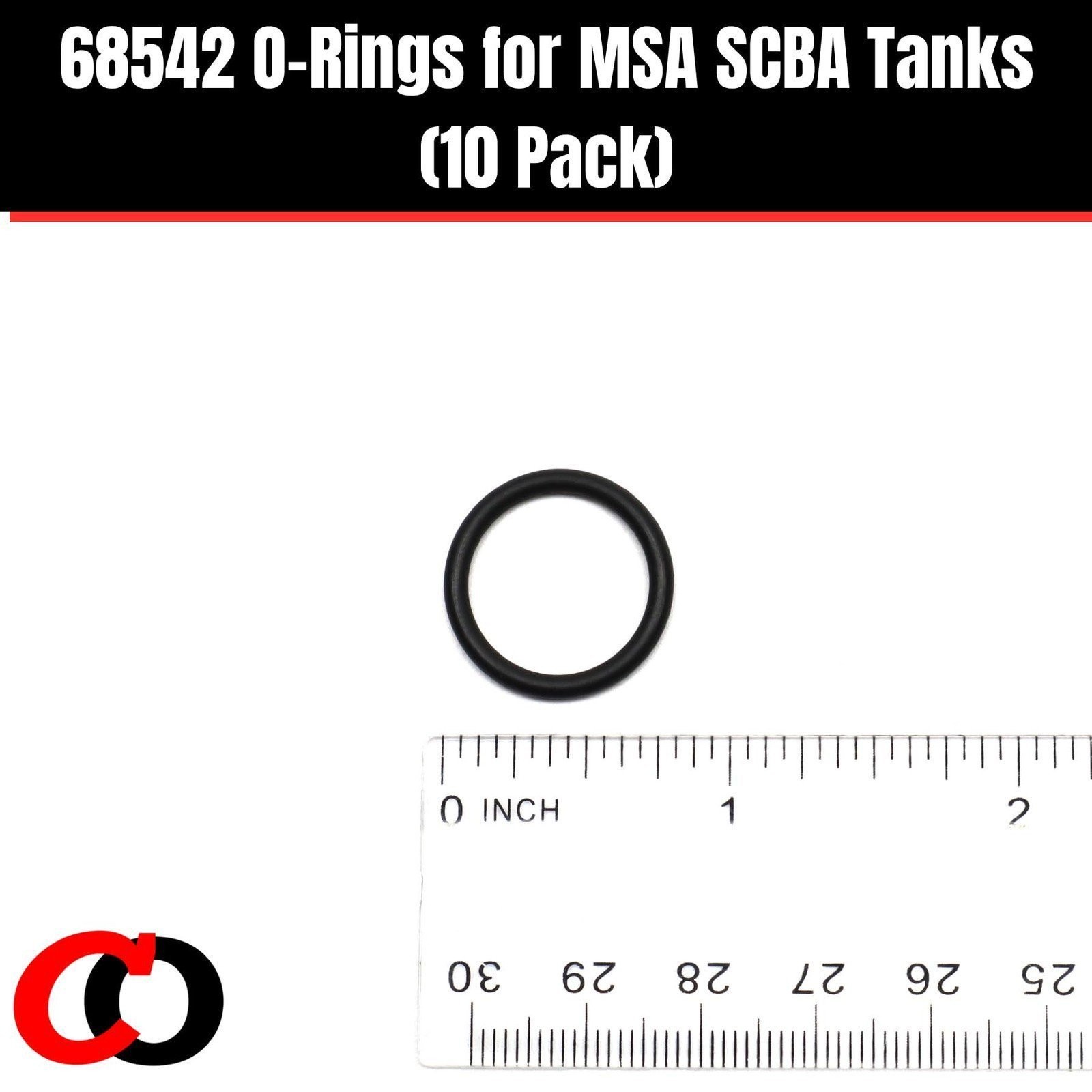 Captain O-Ring – Replacement 68542 O-Rings for MSA SCBA Tanks (10 Pack)