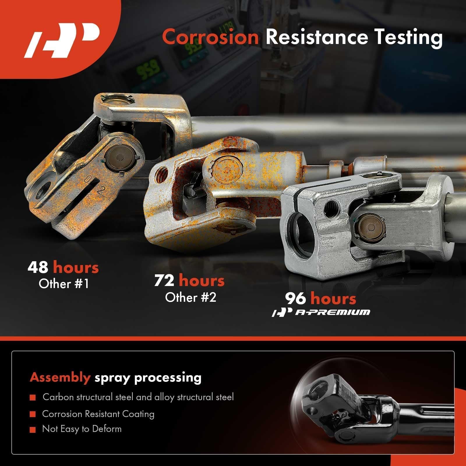 A-Premium Intermediate Steering Shaft Steering Column Shaft Compatible with Dodg