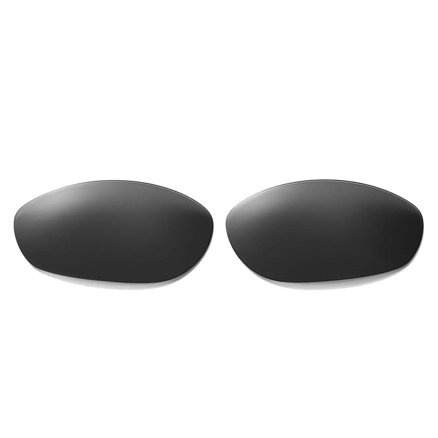 Walleva Polarized Black Replacement Lenses For Oakley Monster Dog Sunglasses