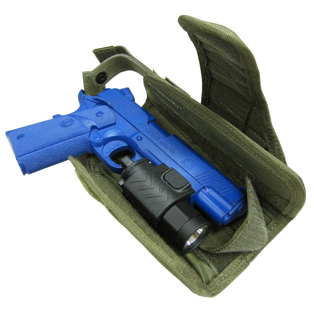 Tactical Modular Horizontal Universal MOLLE Holster OD GREEN