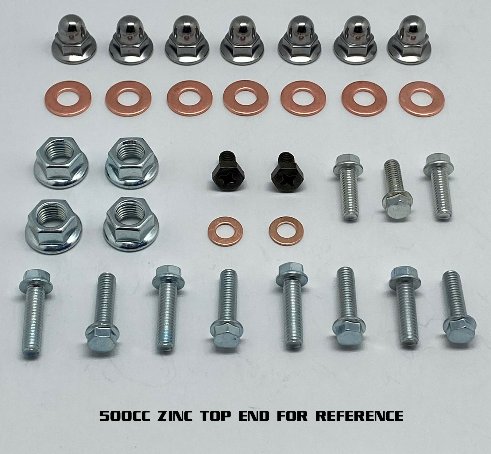 CR125 Engine Rebuild Bolt Kit for Honda CR 125. Specbolt Factory ZINC Fasteners