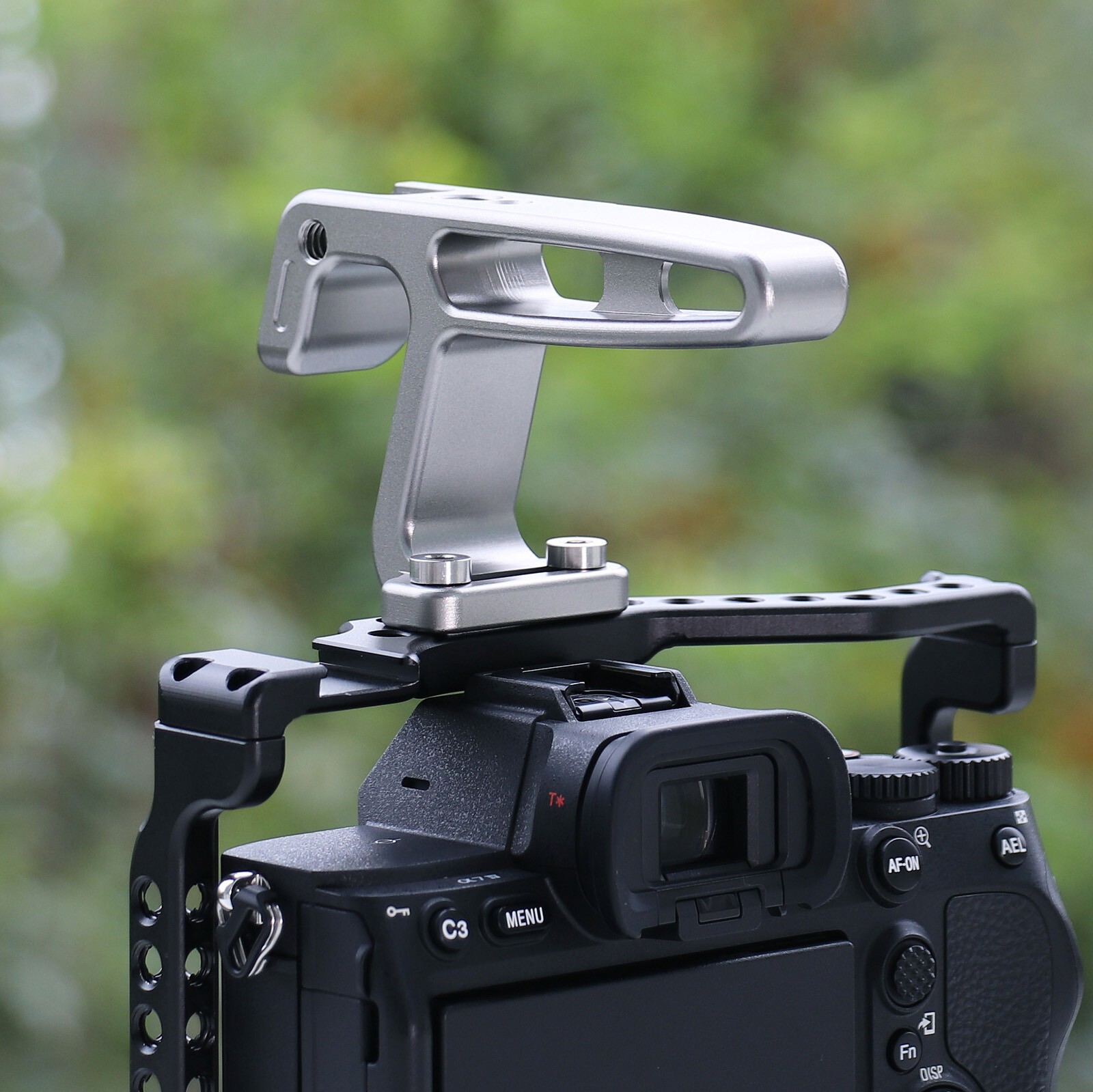 US Mini Top Handle Grip 1/4"-20 Screw Mount Lock for DSLR Mirrorless Camera Cage