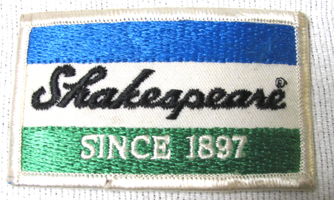 Shakespeare Since 1897 Fishing Patch 4" Unused  Free Ship
