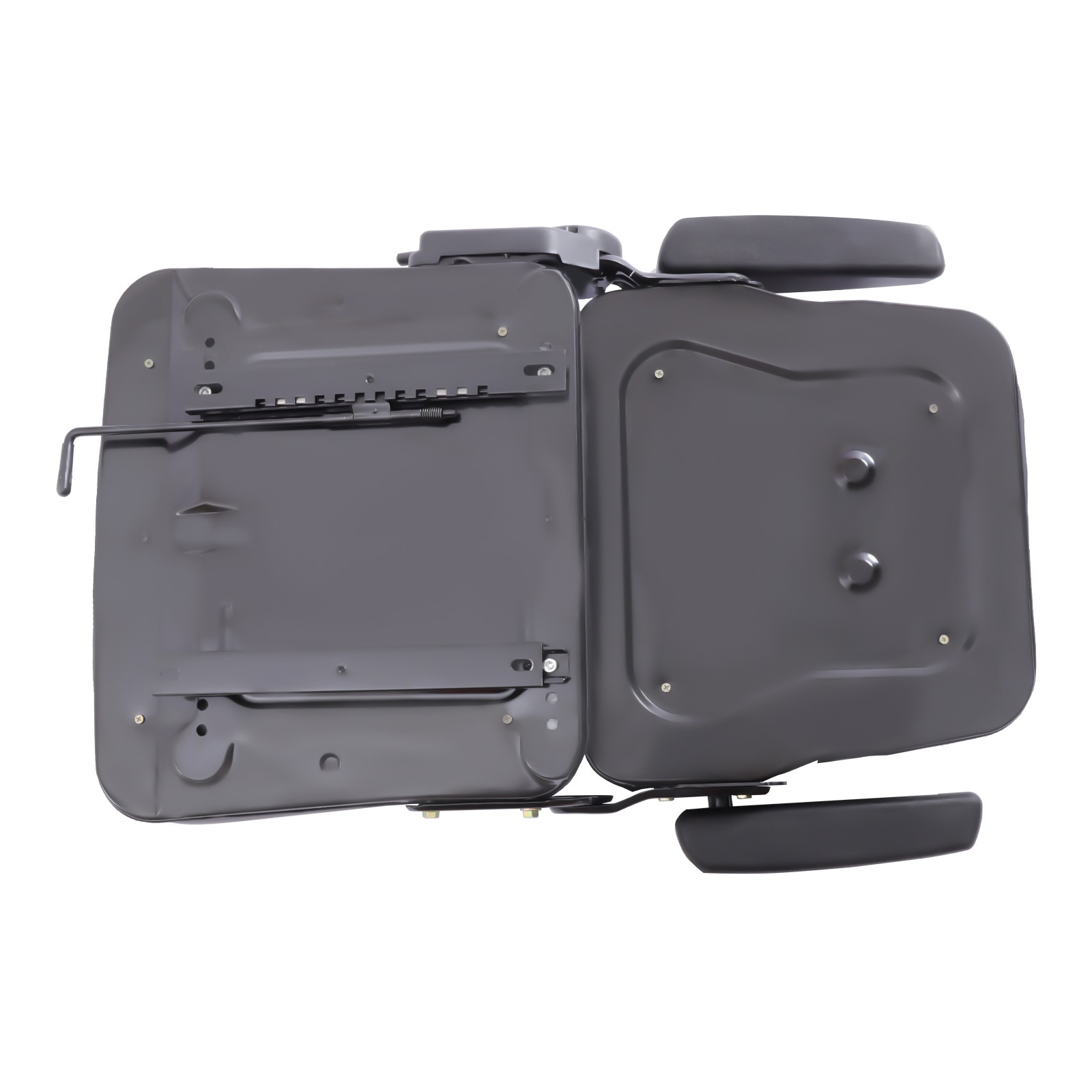 Forklift Seat With Armrest Foldable Tractor Seat With Adjustable Back Angle