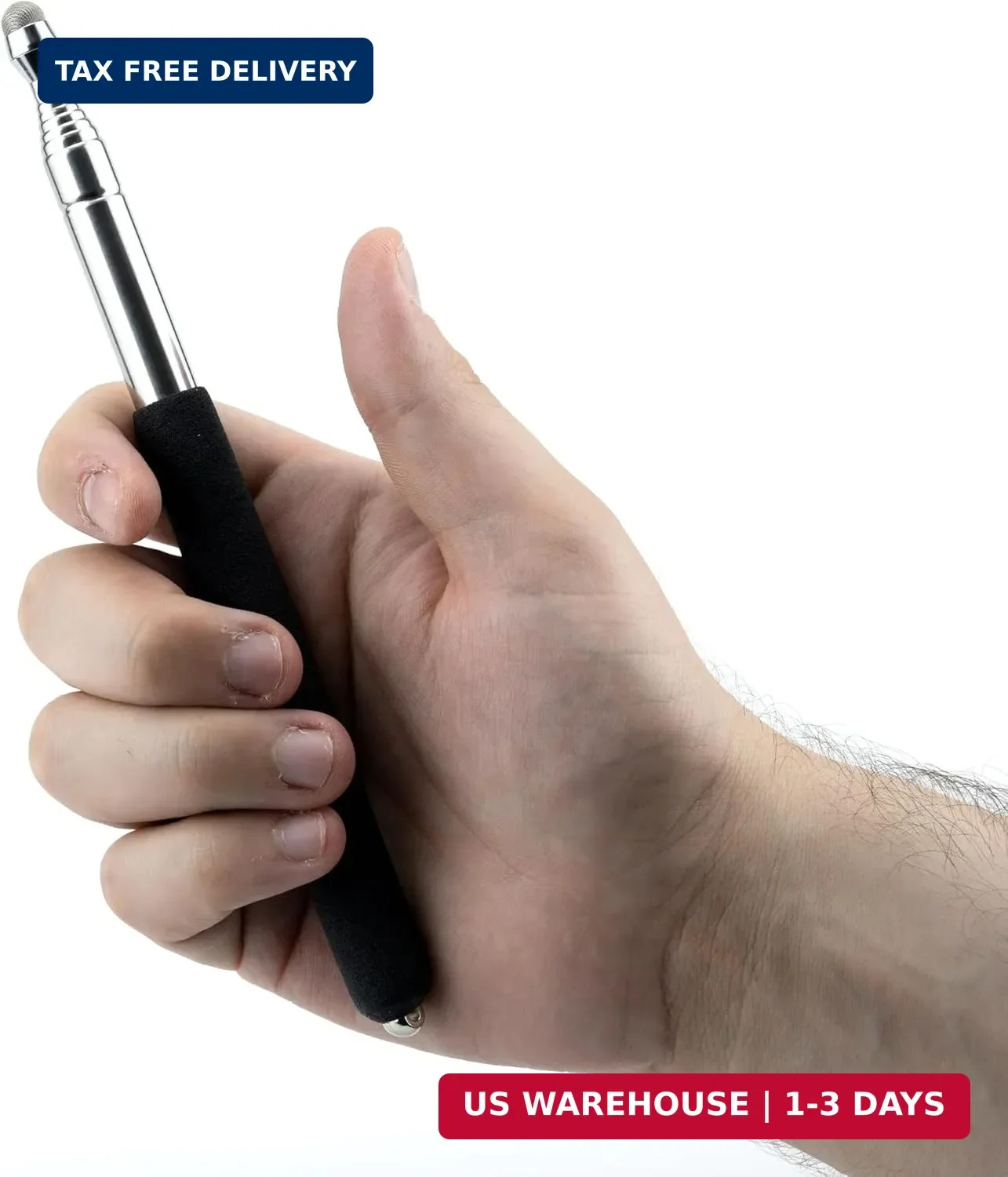 2 Pcs Telescopic Teachers Pointer, Extendable Pointer Stick, Mini Hand Pointer S