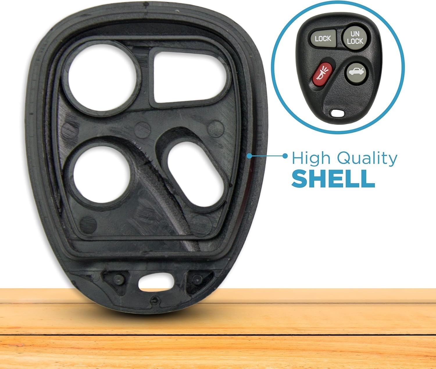 Replacement for Key Fob Shell Case for Vehicles - Shell Only