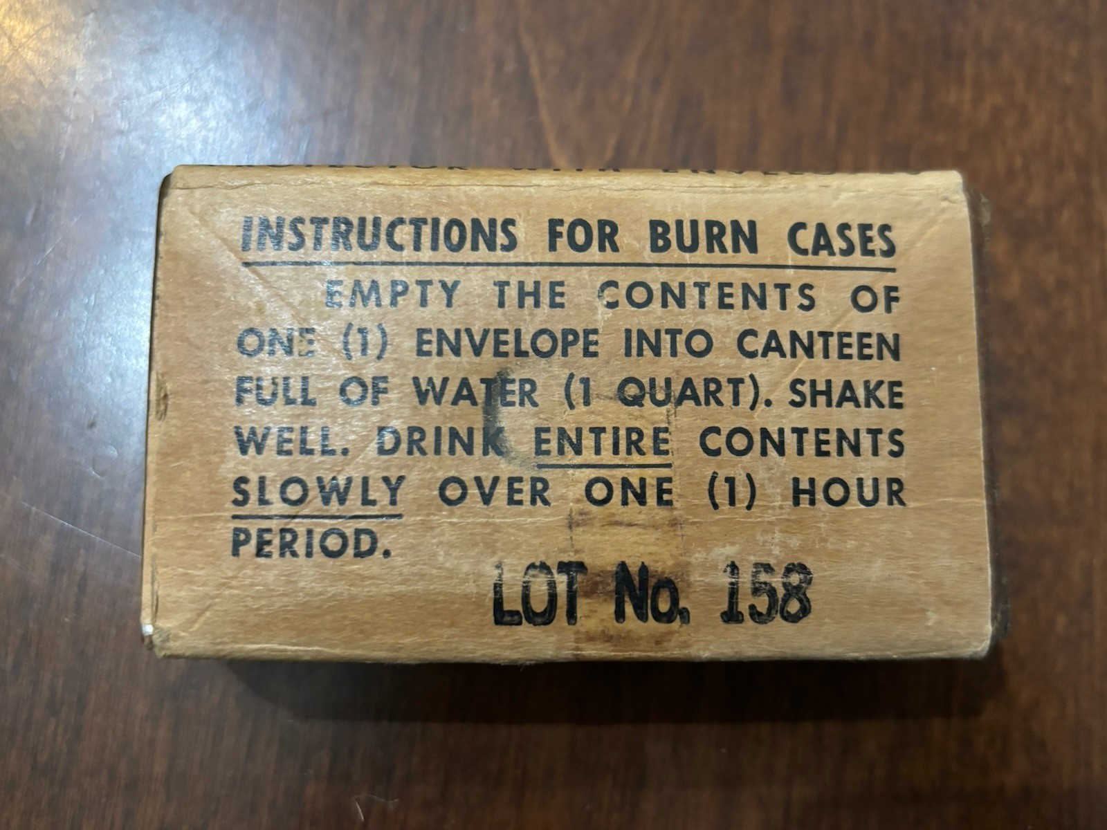 WWII US Army Individual First Aid Dressing Calvine Cotton Mills w/ Burn Packets