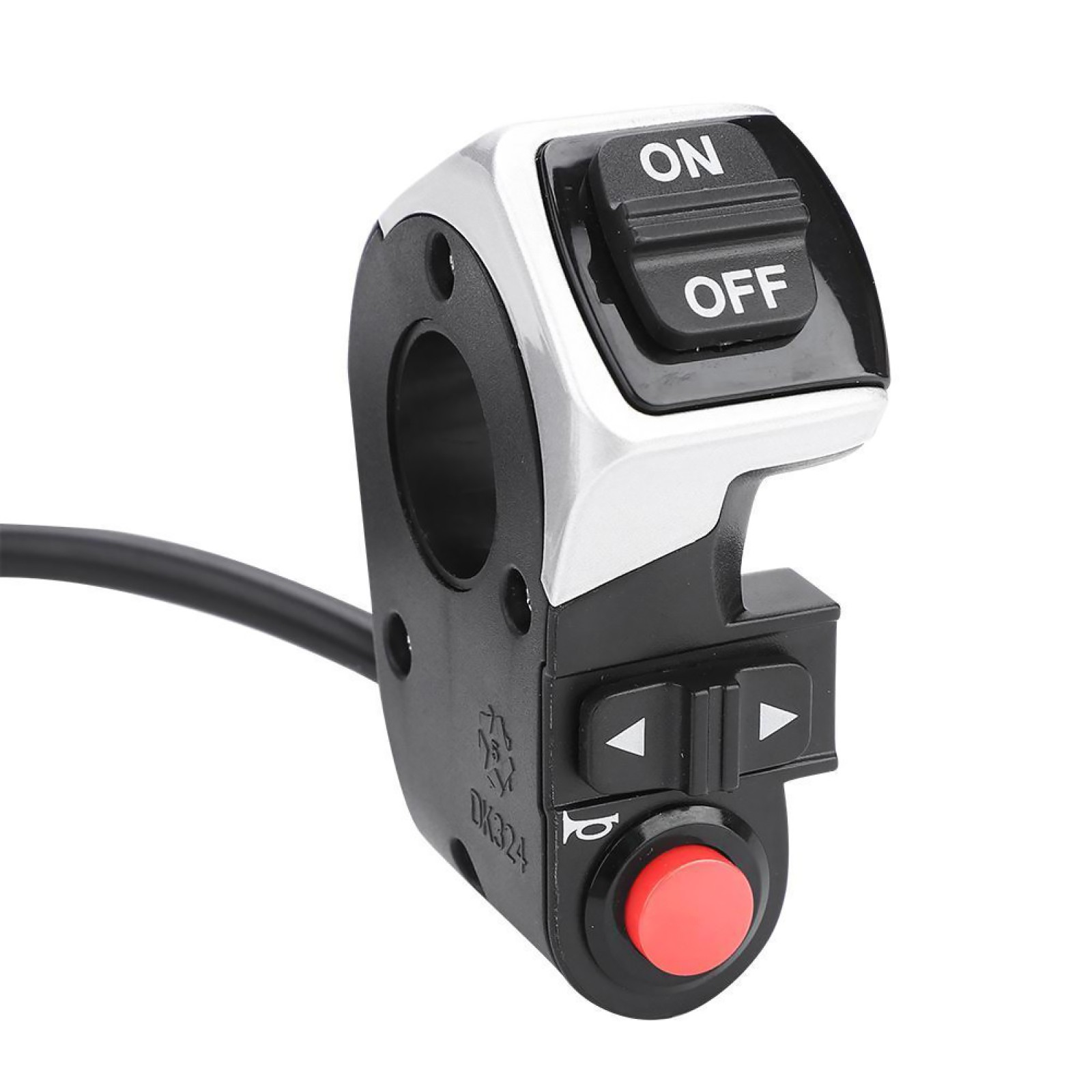 22.5mm Motorcycle Scooter Handlebar On Off~Turn Signal~Headlight~Horn Switch a