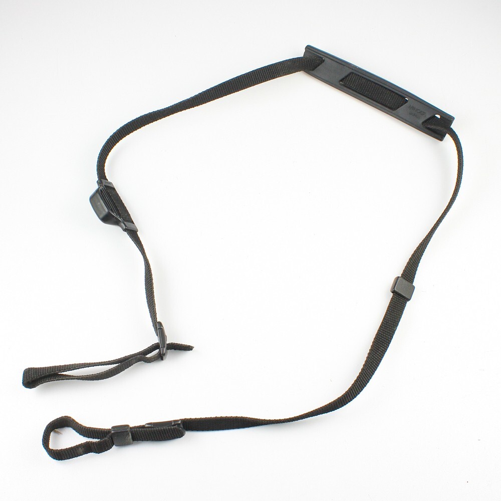 Minolta - 1cm  Black Nylon Camera Strap w/ Rubber Neck Pad - Vintage
