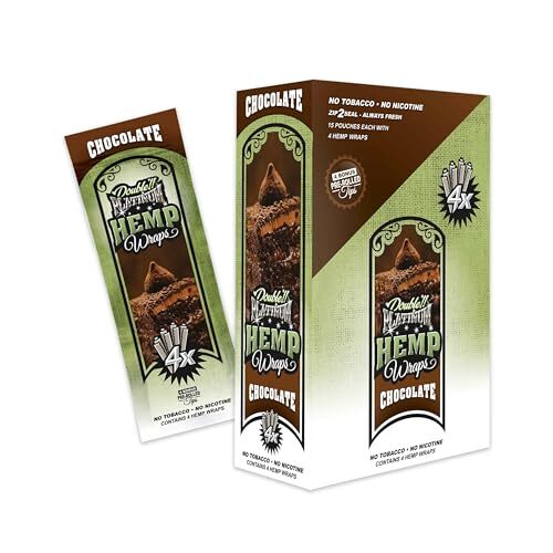 Platinum Wraps - Chocolate - 15 Pack Display - (4 Wraps/Tips Per Pack)