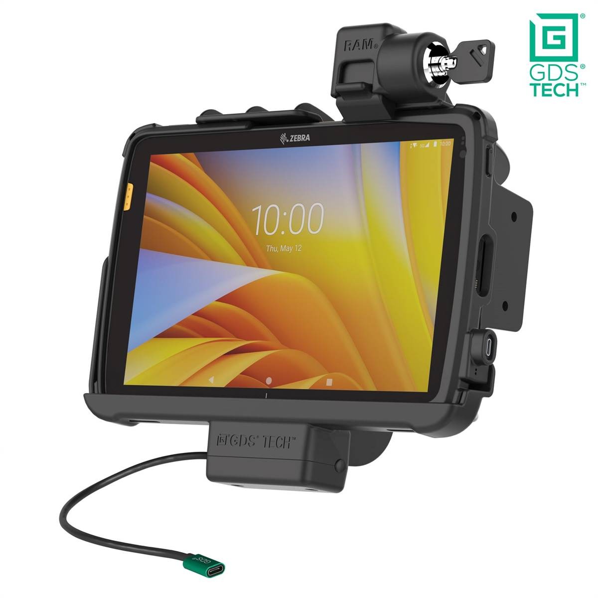 Locking GDS Powered Dock for Zebra
