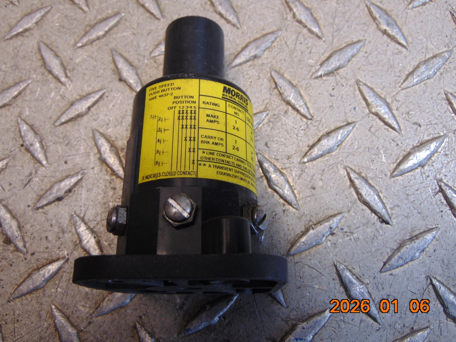 MORRIS 100E 4537-2 5-SPEED PUSH BUTTON