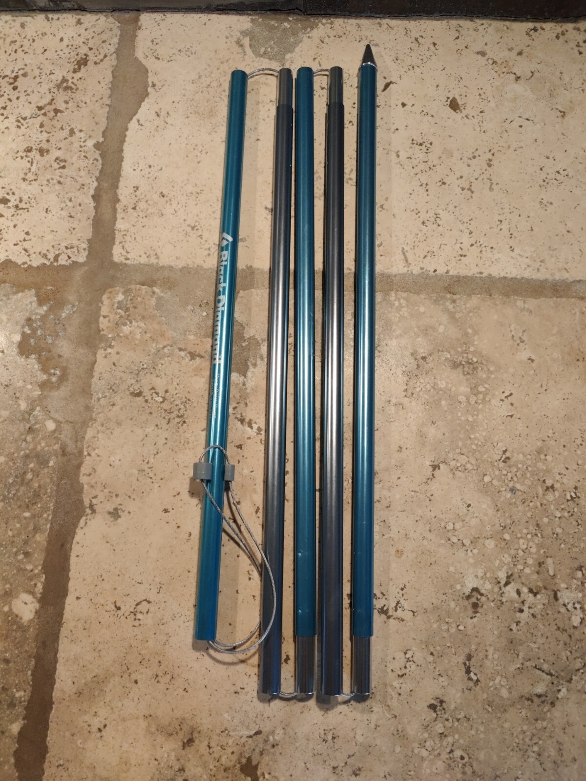 Black Diamond Quick Draw Probe Tour 190 cm Ice Blue and Silver  - no case