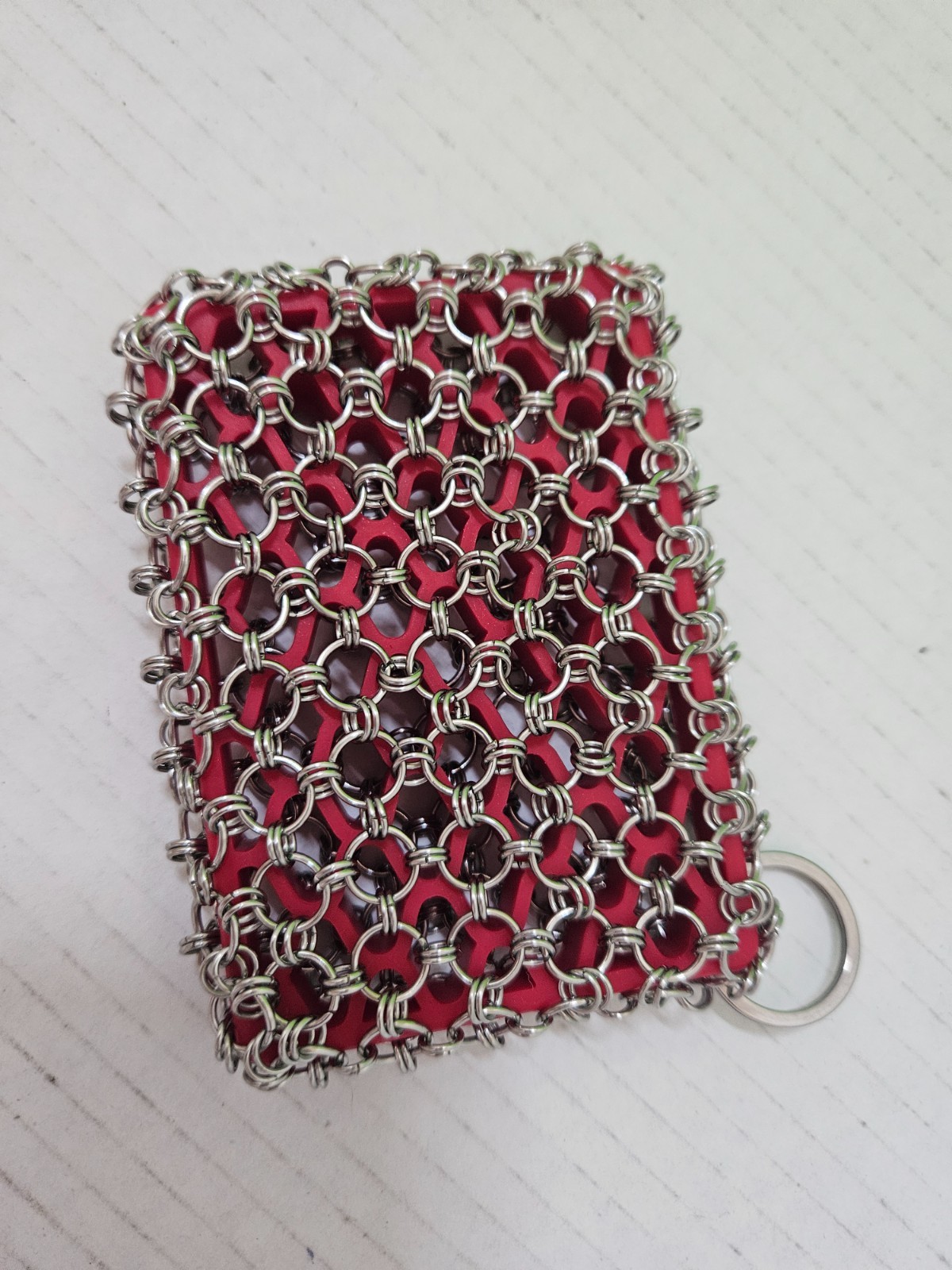 Cast Iron Chainmail Scrubber Rectangle Pad UNUSED