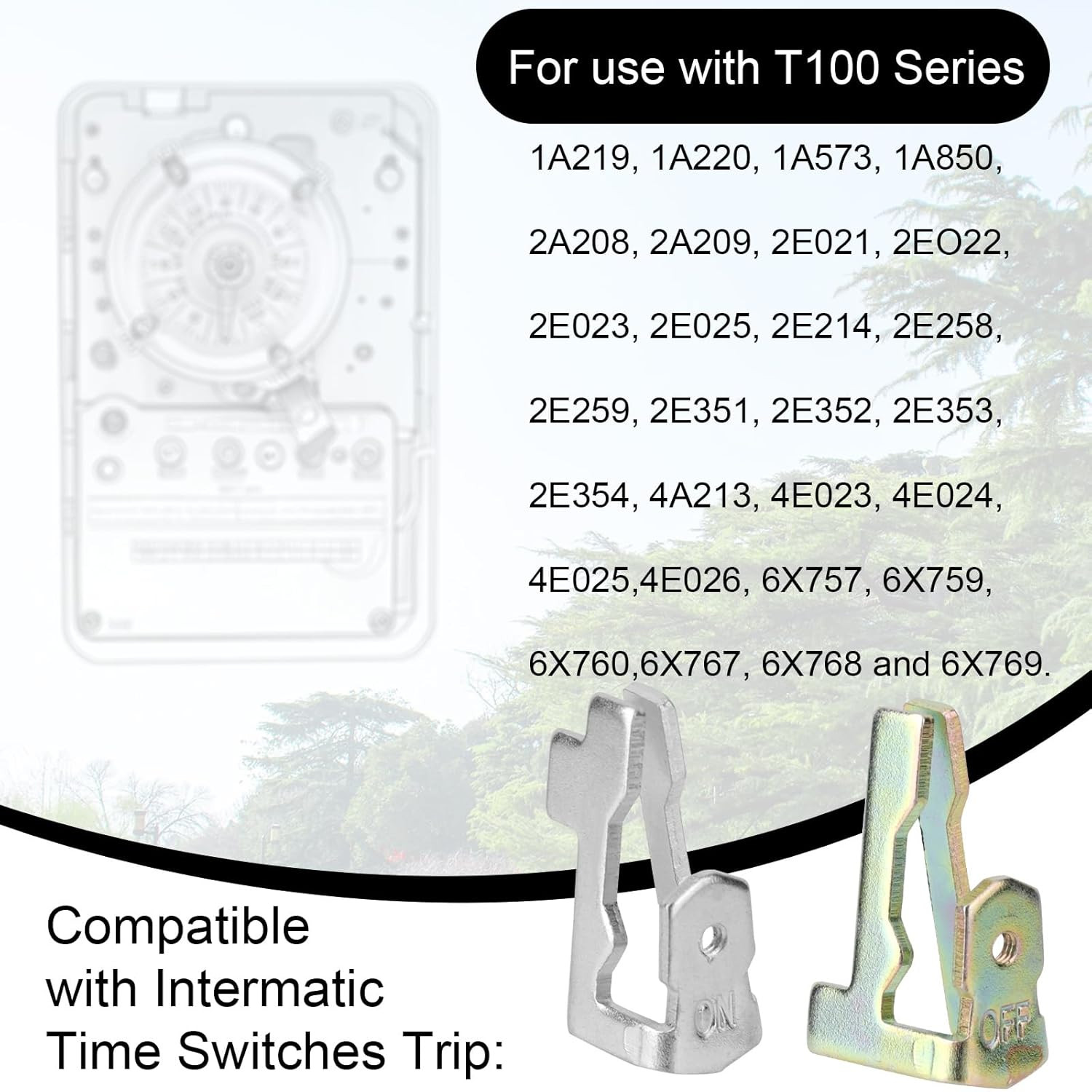 8Pcs 156T1978A Time Switch Replacement Trippers Kit, Pool Timer on off Clips ...