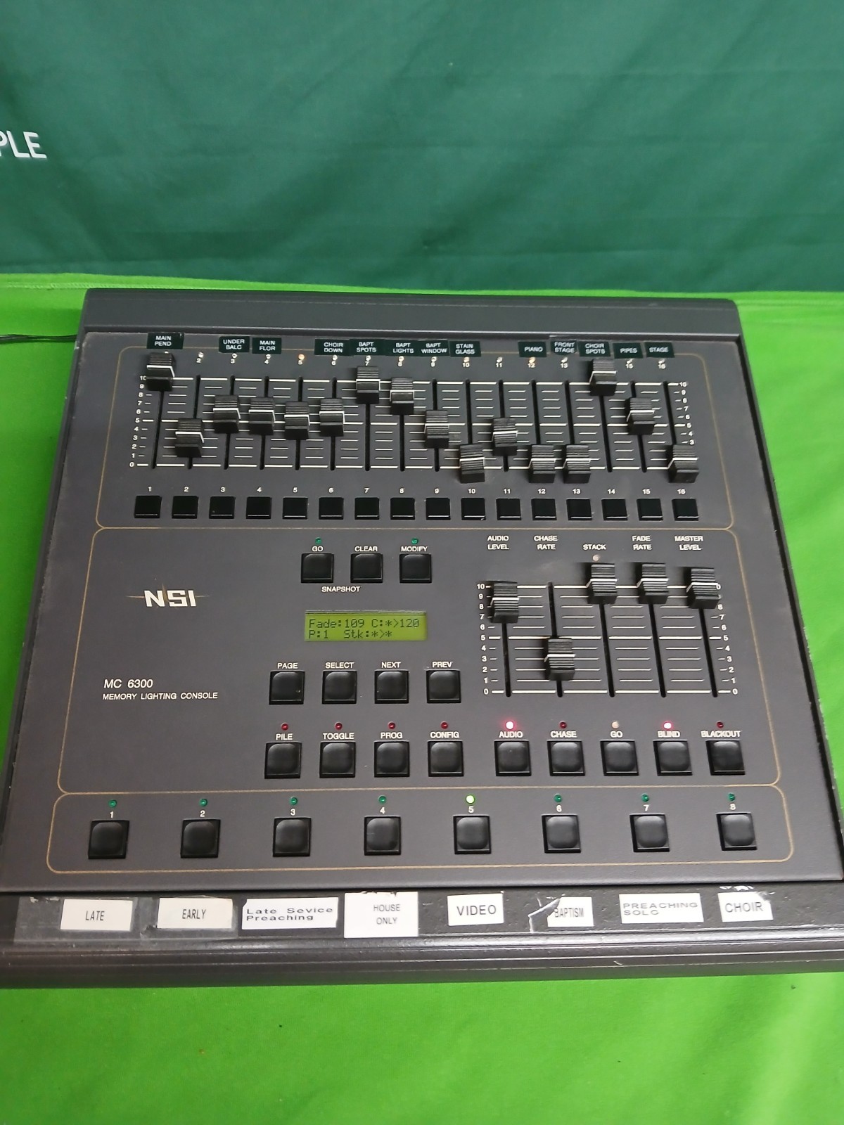 NSI MC6300 Professional Stage Lighting Console Micro-Plex DMX Controller