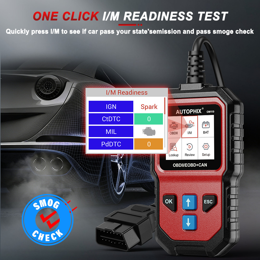 1996+ Car OBD2 Diagnostic Scanner Live Data Trouble OBD Code Reader Battery Test