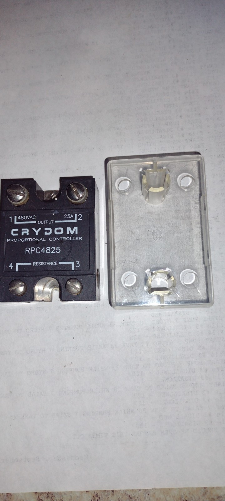 Crydom RPC4825 Proportional Controller, 25a@480vac, Controlled By A Pot