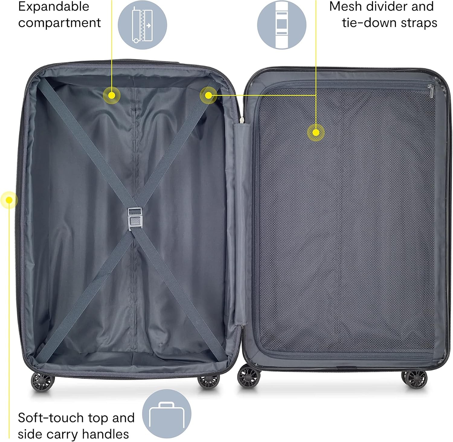 DELSEY Helium Aero 28in Expandable Spinner Luggage