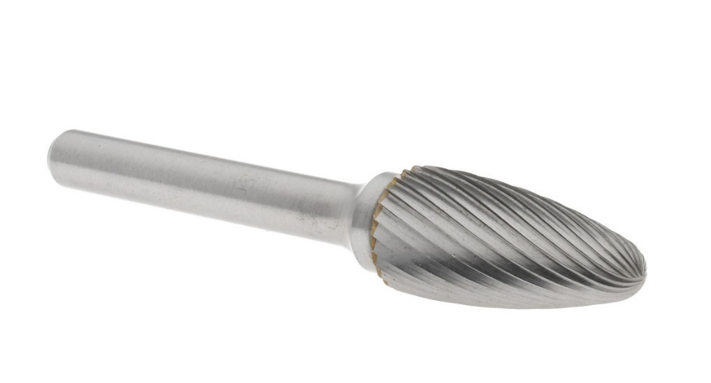 RTW SF-5 TREE WITH RADIUS END 1/2" DIAMETER SINGLE CUT CARBIDE BURR