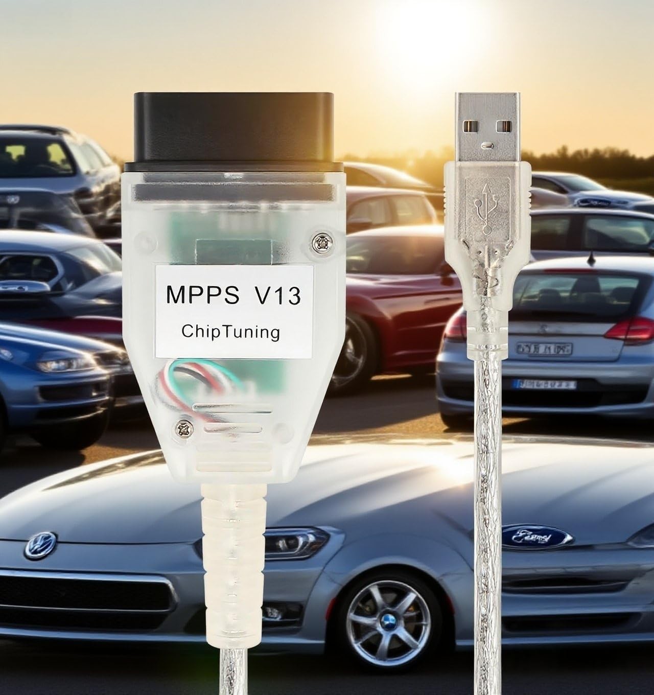 Washinglee V13MPPS Programming Cable Compatible for ECU 6 feet,