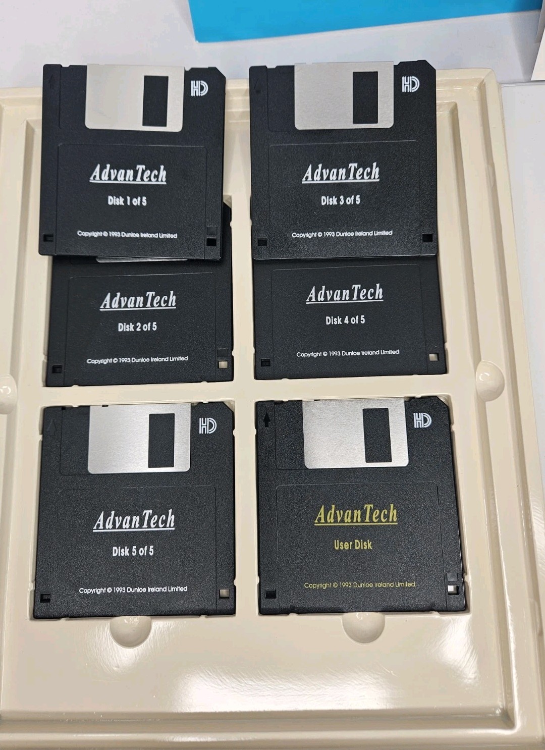 Vtg 1993 Bell Atlantic Advantech Multi Media Training Package, 3.5" Floppy, Vhs,