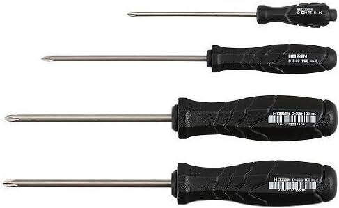 Black Jis Screwdriver Japanese Industrial Standard Hozan Tools 80 Character