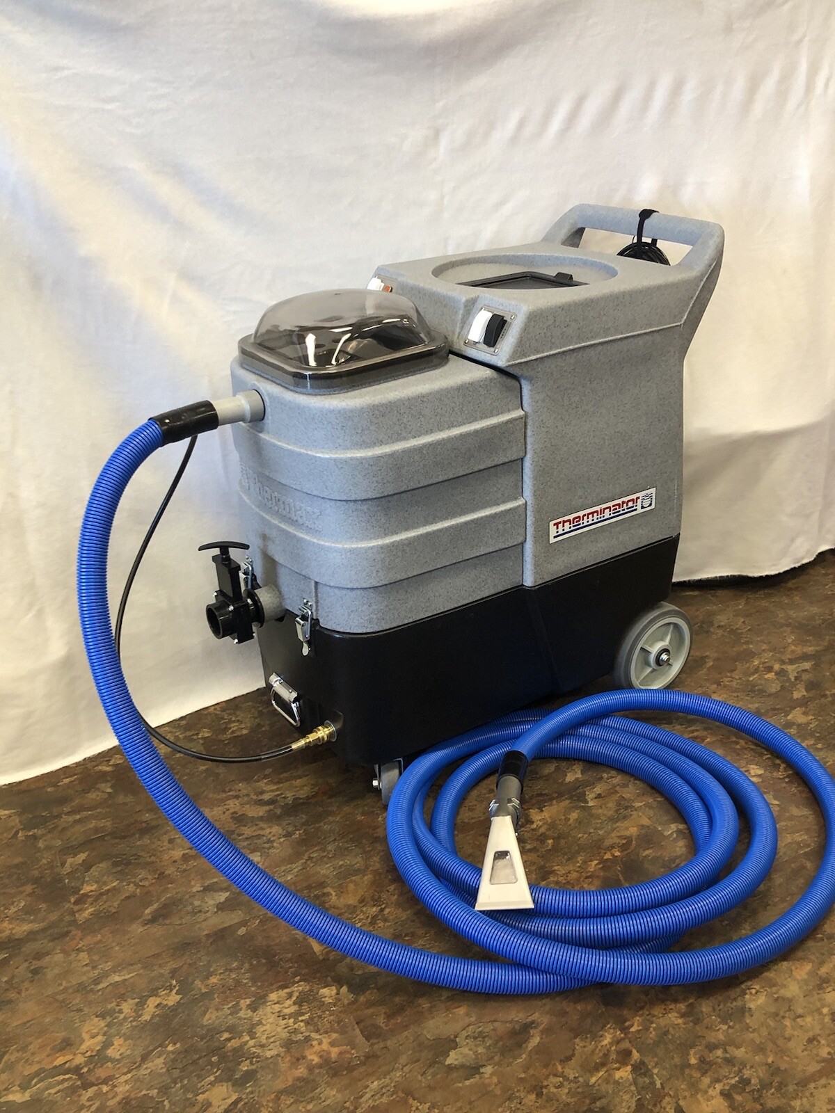 THERMAX DV 12 THERMINATOR HOT WATER EXTRACTOR W/ 25' HIDE A HOSE & SS USH