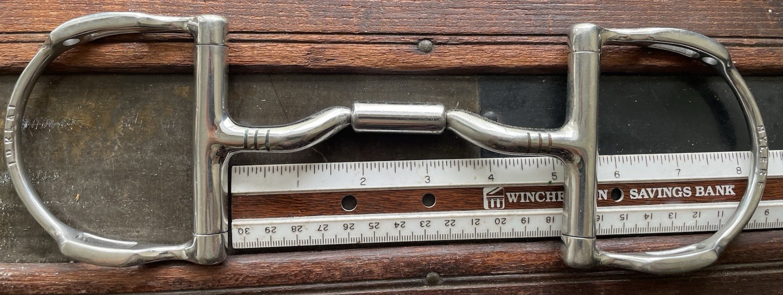 Myler Toklat Dee Ring Gag Comfort Snaffle Bit 5"  Barrel, Roller W  Copper Inlay