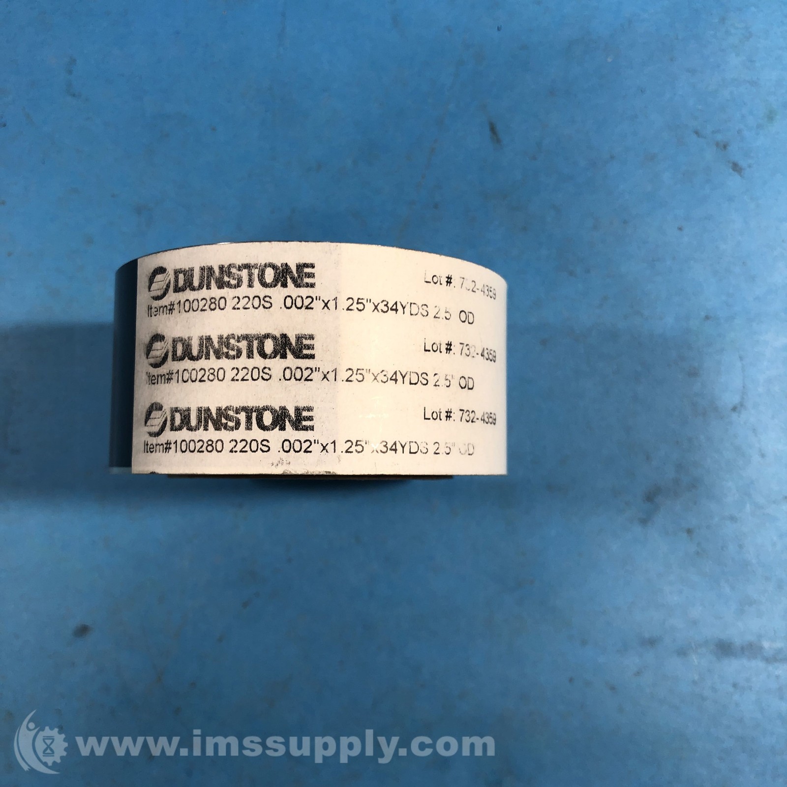 Dunstone Company Inc. 100280 220S .002" X 1.25" X 34 YDS 2.5"Tape FNFP