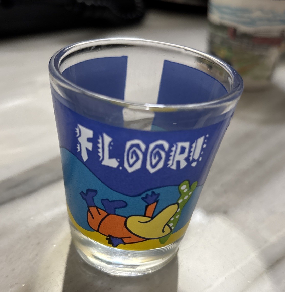 FLOOR! Shot Glass