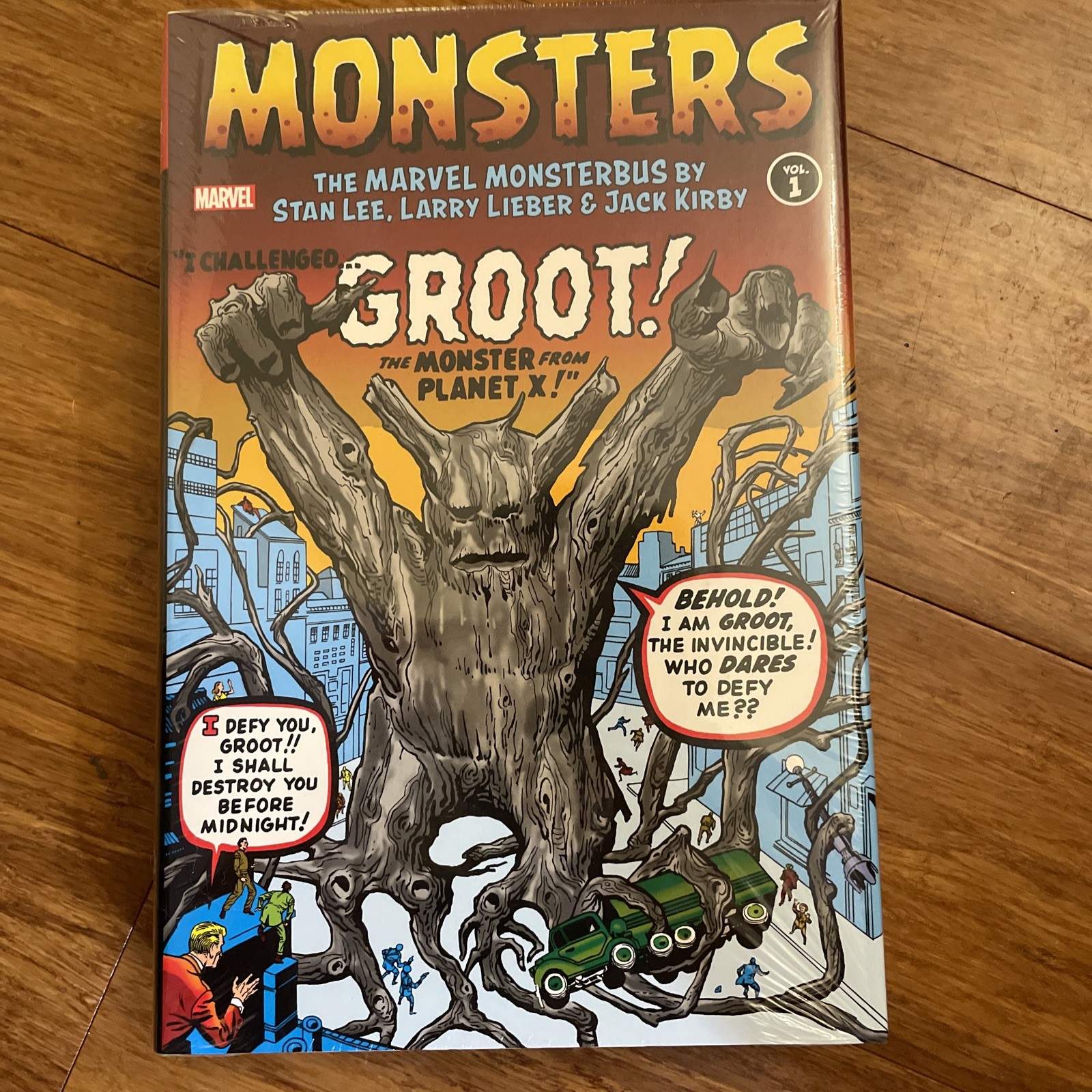 Monsters The Marvel Monsterbus Omnibus Groot  Still Sealed!! First Edition