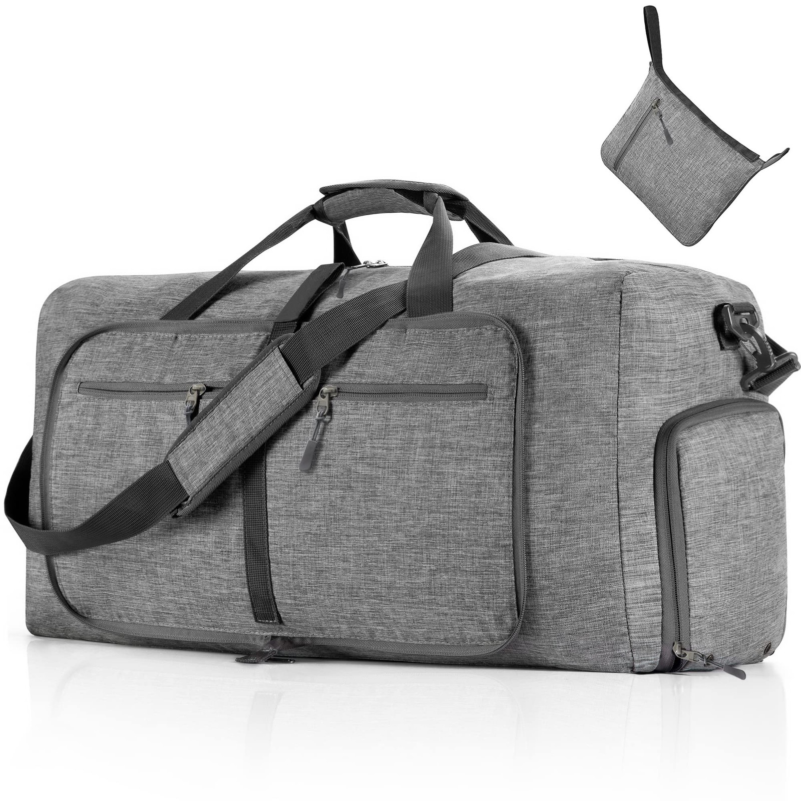 Vomgomfom Travel Duffle Bag for Men, 65L 85L 115L Foldable Travel Duffel Bag ...