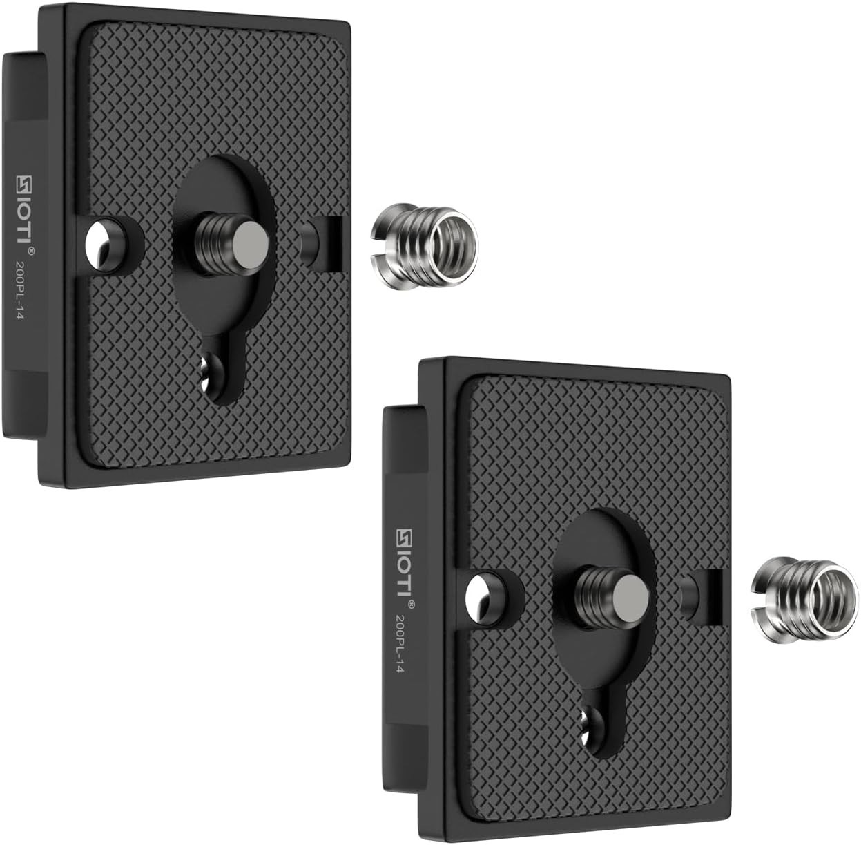 200PL-14 Quick Release Plate for Manfr0tt0 Tripods - 4 Pack, RC2 Compatibility