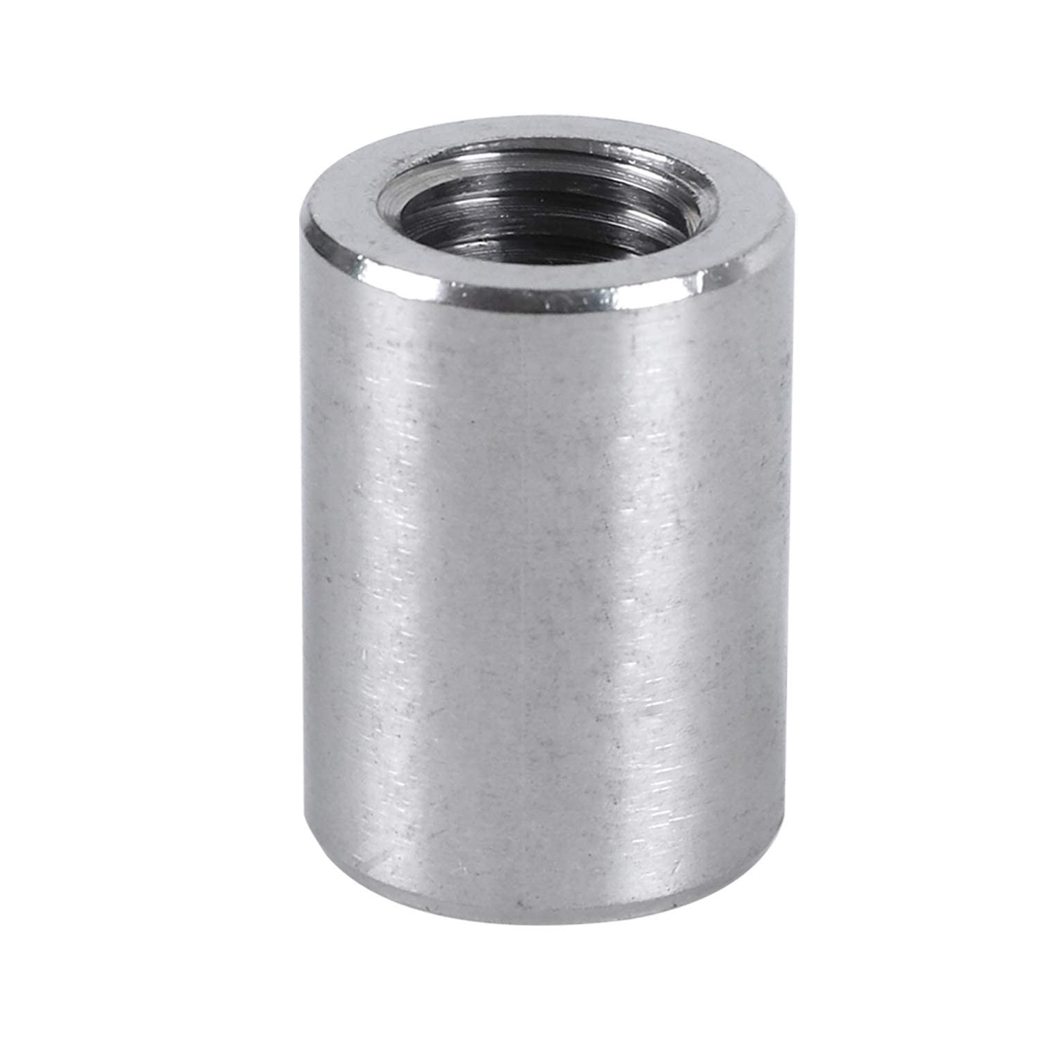 Pack of 10 - M6 Round Connector Nuts, 304 Stainless Steel Coupling Nut 25mm