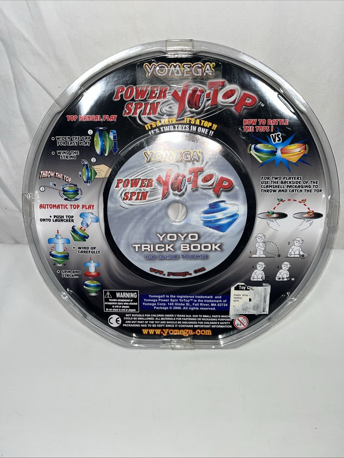 Yomega Power Spin Yo Top 2006, New In Original Packaging